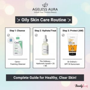 Oily skin care routine
